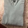 50/ Wool & 50/ Cotton Gents Mint Green LVNect Jumper Image 6