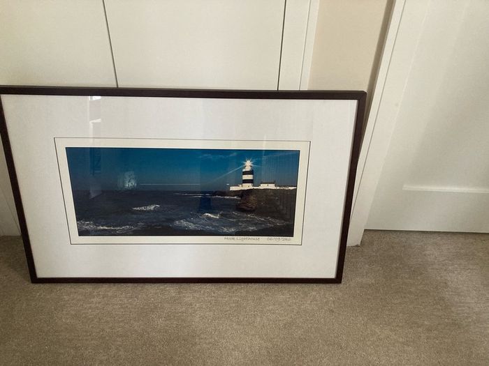 Framed Hook Head Lighthouse Photograph