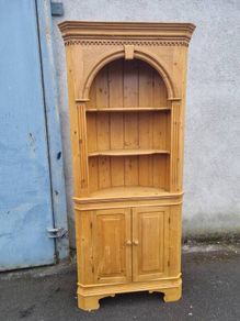 Corner Pine Cabinet