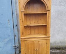 Corner Pine Cabinet
