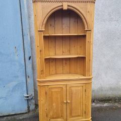 Corner Pine Cabinet