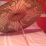 japanese style wooden umbrella Image 4