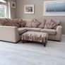 Corner Sofa LHS with foot stool & matching cushions Image 2