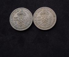 Great Britain : 1947 and 1948 - King George VI , Two Shillings
