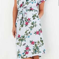 Joules Midi Shirt Dress - Fits UK 10 to 12 - Brand New Without Tags RRP 89