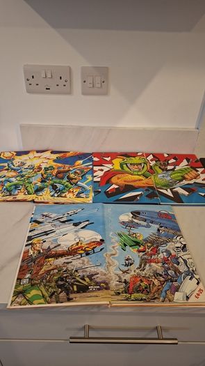 Action Force GI Joe Annual Hardbooks 1980's x3