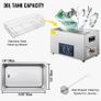30L Ultrasonic Cleaner Dual Frequency Ultrasonic Cleaning Machine with Heater Jewelry Cleaner for Parts Jewelry Eyeglass Ring Denture Record Circuit Board 28/40KHz Image 2