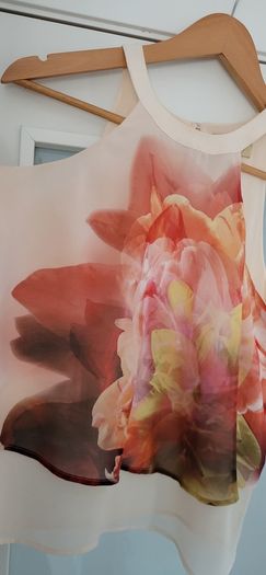 COAST floral print layered sleeveless top Sz 10UK - Rrp 59 (New)