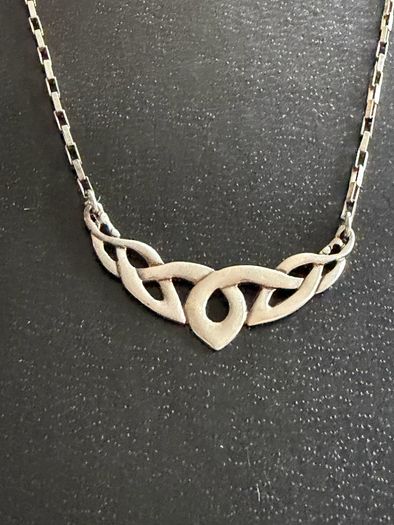 silver necklace