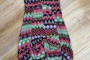 Ladies Colourful Bubble Hem Dress Size 10