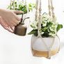 NEW SALE | 3 Pack Macrame Plant Hangers Indoor Hanging Planter Basket Flower Pot Holder Cotton Rope with Beads No Tassels, 58cm/73cm/89cm Image 4