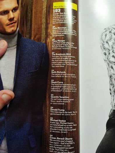 GQ 20th Anniversary Man of the Year