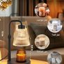 Candle Warmer Lamp with Timer, Birthday Gifts for Women Home Decor 24h Cycle Timer Dimmable Wax Melt Warmer with 2 Bulbs, Fall Decor for Home Living Room Halloween Decorations Gifts for Mom Image 6