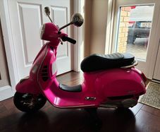 Pink 12.5v Battery Powered Vespa