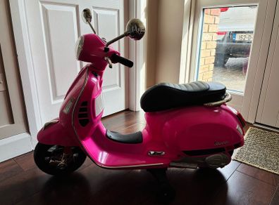 Pink 12.5v Battery Powered Vespa