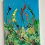 Original Painting Irish Floral art flowers Image 5