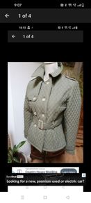 Ladies Dunne stores green jacket like new size.