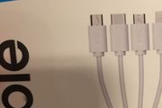 Multi purpose charging cable iPhone Samsung