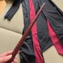 Harry Potter unisex boys/girls costume robe tie glasses + magic wizard wand with light up and sound Image 4