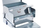 Automatic Chicken Feeder, 11.3kg Capacity Feeds 10 Chickens up to 11 Days, Galvanized Steel Poultry Feeder
