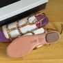 Aquazzura Tequila Crystal Embellished Leather Sandal Flat SZ40 RRP 750 Image 2
