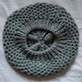 Grey beret hat Image 2