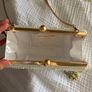 White pearl clutch Image 3