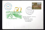 1981 Ireland Anniversaries: Land Law (Ireland) Act 1881. Royal Dublin Society 1731-1981 Commemorative Stamps Hibernian addressed  First Day Cover (FDC)