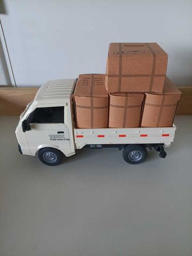 Toy Vehicles Bundle  City Bus (Lights & Sound) + Cargo Truck