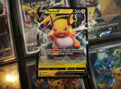 Raichu V ! Ultra Rare ! from Brilliant Stars Set ! 2022 ! Pokemon Card !