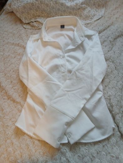 crisp white shirt