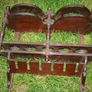 Antique Rustic Wooden Shelf for Spices and Spoons , Pots Image 5