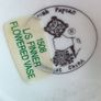 Donegal Irish Porcelain Pedestal Vase Applied Flowers EUC 7.5" Image 4