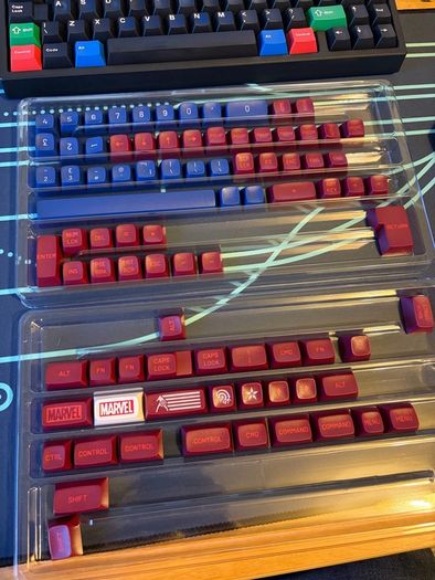 Captain America Keycaps