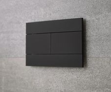 Black flush plate