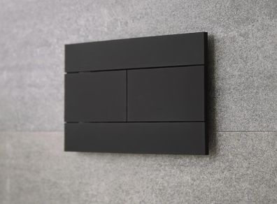 Black flush plate