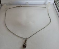 silver necklace