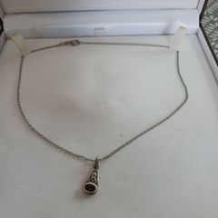 silver necklace