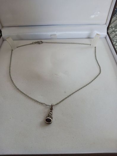 silver necklace