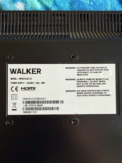 Walker 21 inch TV