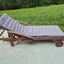 Garden Lounger Teak Image 5