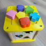 wooden shape sorter and activity cube Image 2