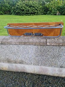 Vintage luggage / coat rack