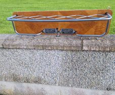 Vintage luggage / coat rack