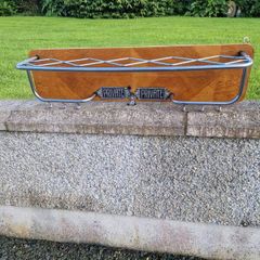 Vintage luggage / coat rack