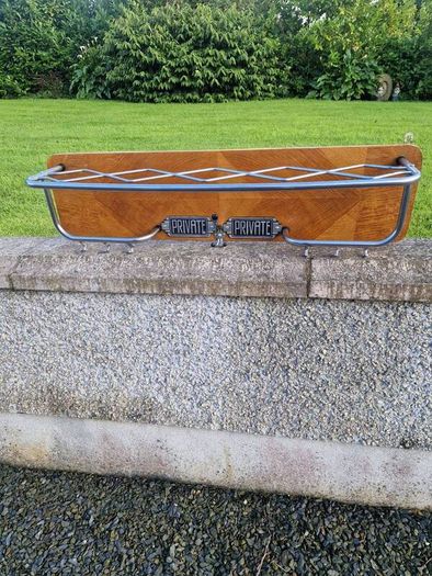 Vintage luggage / coat rack