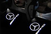 2Pcs LED HD Car Door Lights Benz Logo Welcome Light For Mercedes Benz E GLC GLA GLB E GLB GLE C A Class W177 W205 W212 W213 X253