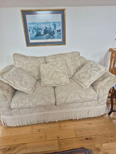 American Beige Set of 2 Setees