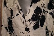 Libra designer linen floral blazer size UK18 EU46 Postage included