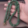 Vintage jade Tire Shape Beads Necklace Image 6